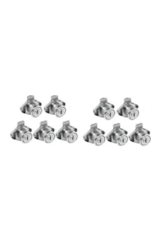 Oval Çekmece Ve Dolap Kilitleri 10 + 2 Adet 0.30 Mm