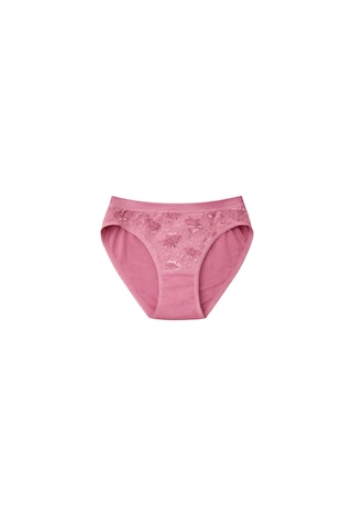 Tutku Kadın Pamuklu Slip Külot 3'lü Set Rahat Kesim Günlük Pembe