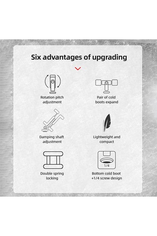 Hombey Dual Telefon Tutucu, 4 Soğuk Ayaklı Ünite, 360 Döner, Abs+pc Malzeme, Çapraz/dikey Çekim, Vlogger/live Yayıncı İçin Siyah