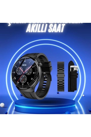 Üç Kordonlu Akıllı Saat Nabız Ölçer Bluetooth Arama Ve Sağlık Takip Özellikli