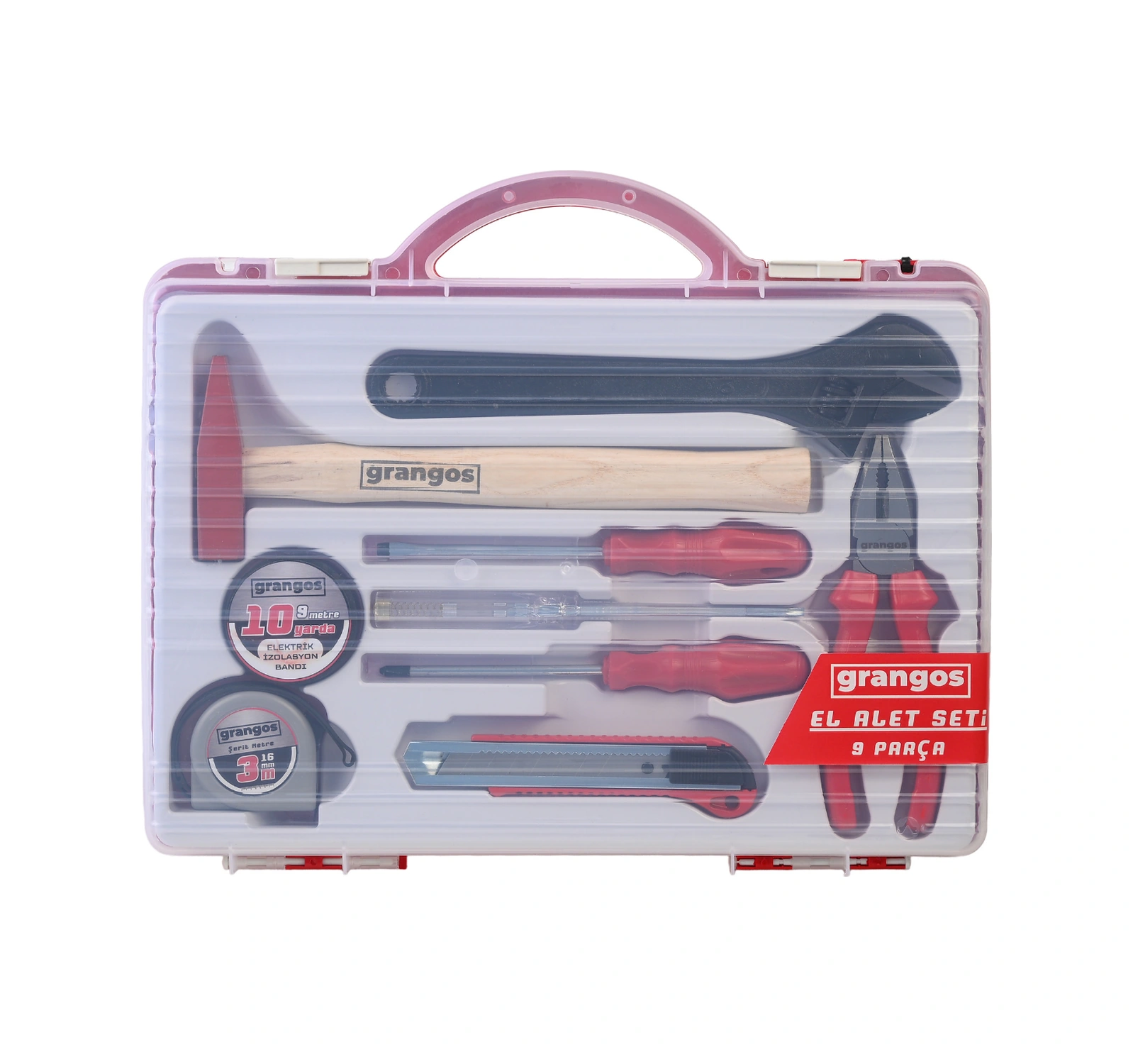 Grangos Gras09 9 Parça Çantalı El Aleti Seti
