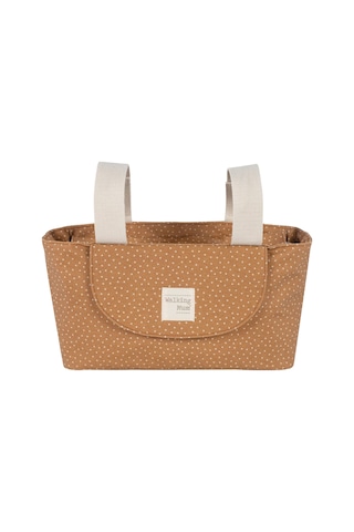 Walking Mum Poppy Bebek Arabası Puantiyeli Organizer Çanta Cinnamon Kahverengi