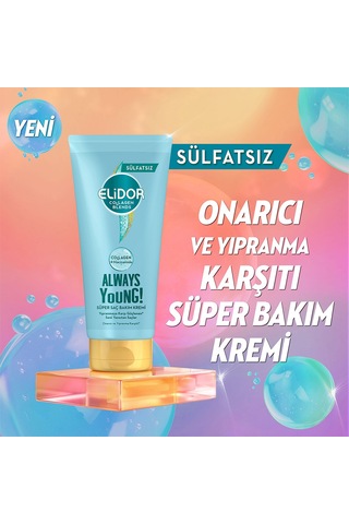 Elidor Sülfatsız Süper Saç Bakım Kremi Always Young 170 ML