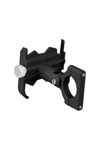 Tenfowee Bisiklet Ve Motosiklet İçin Alüminyum Telefon Tutucu, 4.5-6.8 İnç Uyumlu, Siyah, Gidon Stili Siyah