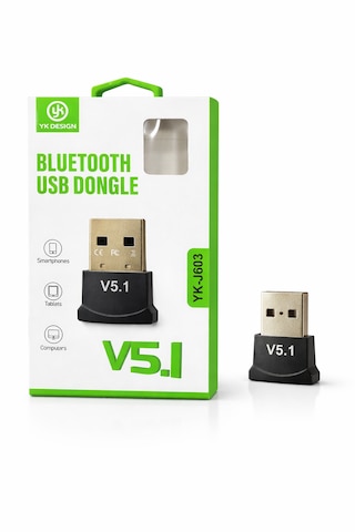 Bluetooth Usb Dongle V5.1 Kablosuz Bağlantı Adaptörü
