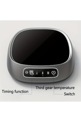 Willowhaven 1 Adet Gri Akıllı Termostatlı Bardak Altlığı Usb Ofis Kahve Sıcak İçecek