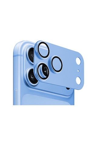 Epro Apple İphone 18 Pro Uyumlu Ar+af Sapphire Kamera Cam Koruyucu - Mavi