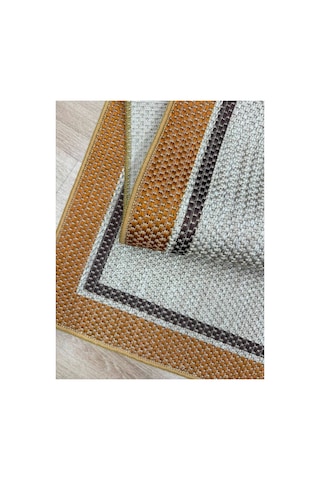 Çift Bordürlü Lüks Orijinal Sisal Dokuma Halısı Salon Halısı Mutfak Halısı Koridor Makine Halısı Hardal-siyah-gri 926846847 Hardal-siyah-gri