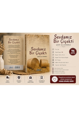 Sevdamız Bir Çiçekti Şiir Kitabı