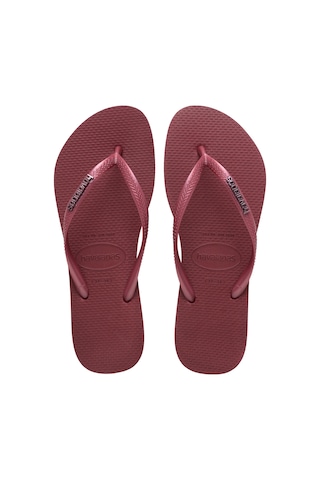 Havaianas Slım Logo Metallıc Parmak Arası Terlik 4119875 4119875 9339 Amarant Rengi