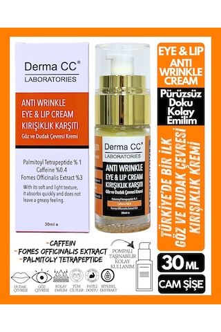Derma CC Laboratories   Göz ve Dudak Çevresi Kremi 30 ML