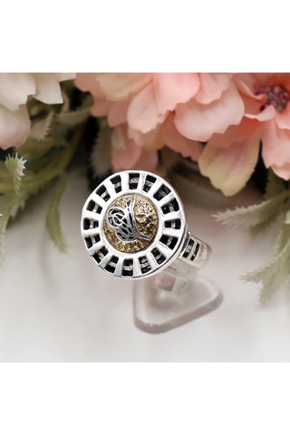 Özel Tasarım El Yapımı Tuğralı Takım Rose Gold - Gümüş