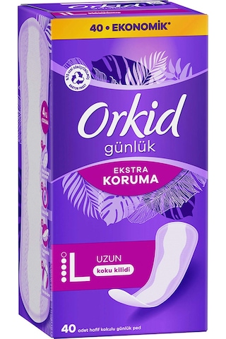Orkid Günlük Ped Ekstra Koruma Uzun 40'lı