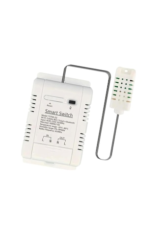 Homyl Sıcaklık Ve Nem İzleme Anahtarı 85-250v Ses Kontrol 9,4cmx5,7cmx3,2cm