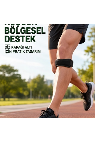İz Altı Tendon Destek Bandı Ayarlanabilir Cırtlı Sporcu Bandı