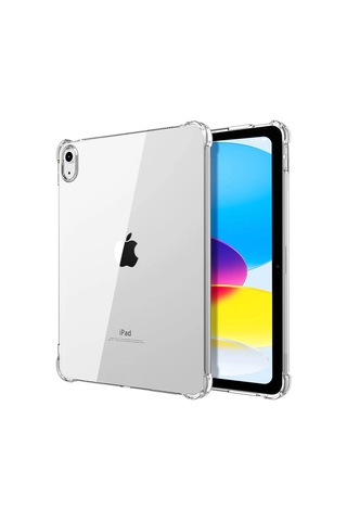 Apple İpad Uyumlu 2025 10.9 10.nesil A16 Kılıf Anti Shock Tablet Silikon - Şeffaf Diğer