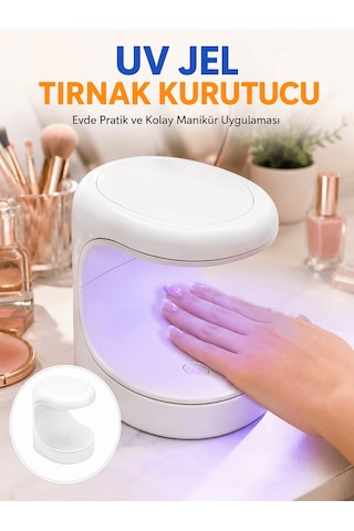 Kalıcı Oje Kurutucu Mini Uv Işınlı Taşınabilir Hızlı Ve Pratik Oje Kurutucu Yeni Nesil Aklby-bsva58