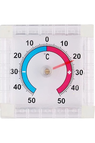 River World Termometre Kare Bimetalik