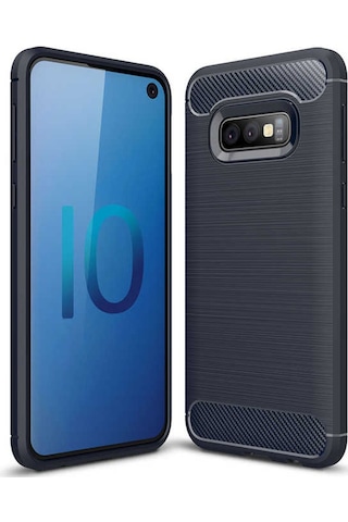 Galaxy S10e Kılıf Zore Room Silikon Kapak Gri