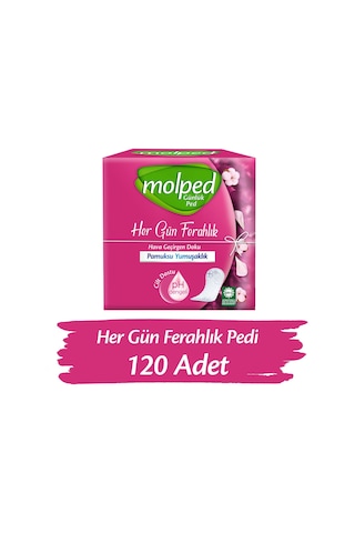 Molped Her Gün Ferah Günlük Pedi 120 Adet
