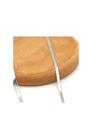 Çelik 65 Cm Yassı Ezme Zincir Kolye Çok Renkli