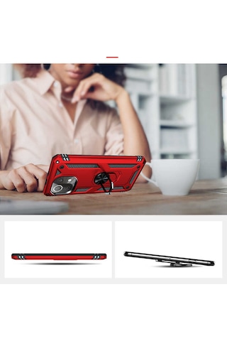 Zore Mi 11 Lite Kılıf Omsy Vega Kapak - Gri