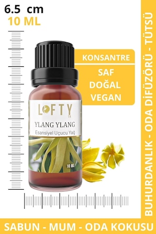 Lofty Ylang Ylang Uçucu Yağ Buhurdanlık Esansı Oda Kokusu 10 ML