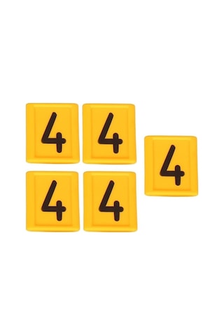 Trendooze Yaka Sığır Sığır Numarası Numara Kimlik İnek Boyun Ayarlanabilir Askısı Adet 5 4 / Mp