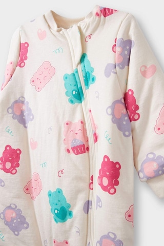 Defacto Kız Bebek 1,6 Tog Elyaf Desenli Uzun Kollu Fermuarlı Tulum F3565a525wner233 Ekru