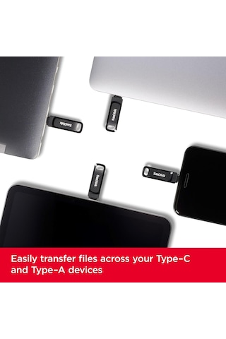Sandisk 128gb Ultra Dual Drive Go Usb Type-c Flash Drive, Flash S