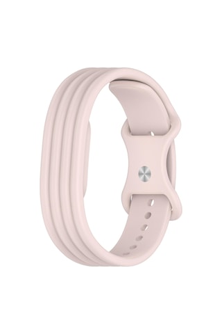 Caseonn Google Fitbit Air Kordon Premium Silikon Spor Kayış Pudra