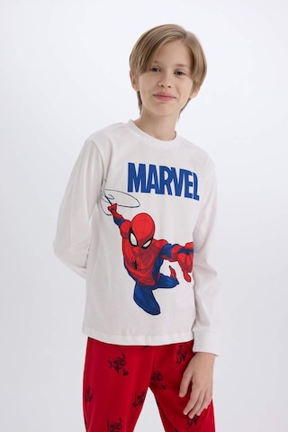 DeFacto Erkek Çocuk Pijama Takımı Marvel Spiderman Bisiklet Yaka Uzun Kollu Üst Uzun Alt Y4861A624WNWT34