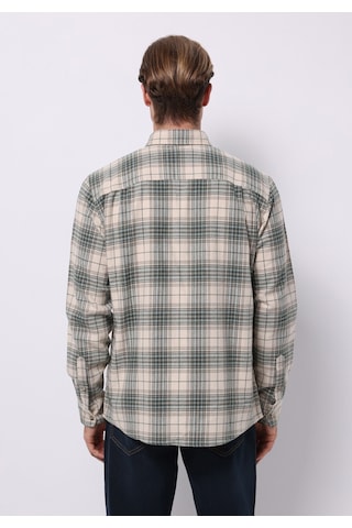 Colin's Colins Regular Fit Shirt Neck Ekoseli Erkek Bej Uzun Kol Gömlek Cl1077138 Q1.v1 Beı Bej