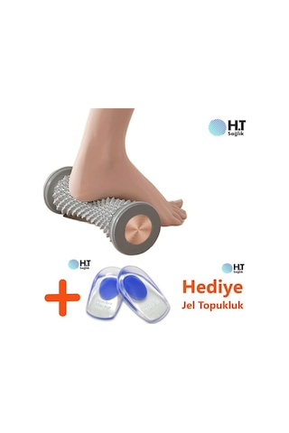 Ayak Masaj Aleti Plantar Fasiit Kas Gevşetici Yoga Fitnes Topukluk Hediyeli