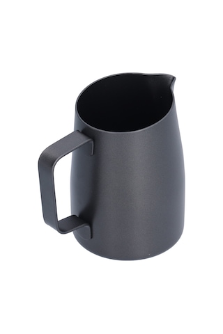 400ml Siyah Süt Köpürtme Kabı Kaiyi Gosterildigi Gibi