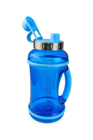 70 Oz Spor Su Şişesi, Bükülme Kapağı, Mavi Şişe Sızıntılı Su Sürahileri Mavi