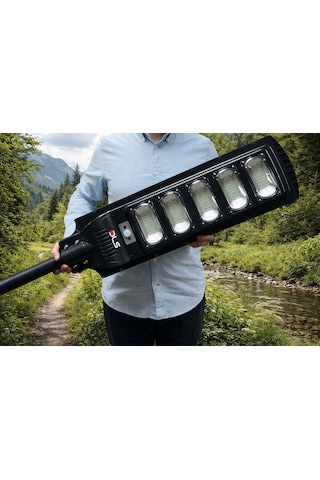 Dls 1000w Solar Güneş Enerjili Led Bahçe & Çevre Aydınlatma Lambası Profesyonel Dış Mekan 201-1000