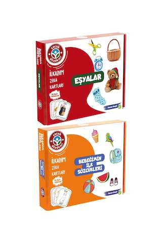 İlk Adım Zeka Kartı Eşyalar ve İlk Adım Zeka Kartı Bebeğimin Ilk Sözcükleri