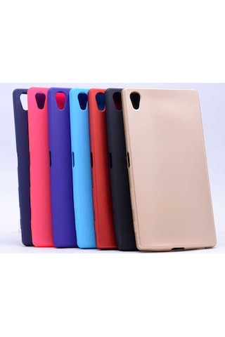 Sony Xperia Z5 Kılıf Zore Premier Silikon Kapak Rose Gold