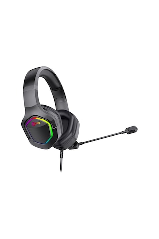 Lecoo HT403 3.5 MM Jack + USB Kablolu Kulak Üstü RGB Gaming Kulaklık