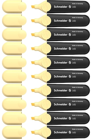 Schneider Jb 150 Pastel Fosforlu Kalem Vanilya 10 Lu Vanilya