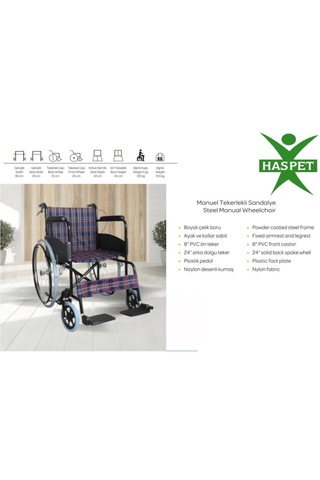 Frenli Tekerlekli Sandalye Hasta Transfer Sandalyesi 1.sınıf