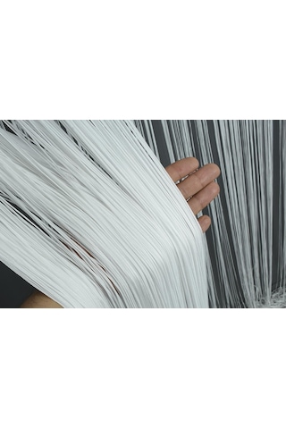 İP PERDE ZİNCİR KIRIK BEYAZ RENK 300 x 280 CM
