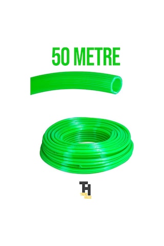 1/2 Silikonlu Dayanıklı Bahçe Hortumu 50 Metre Yeşil