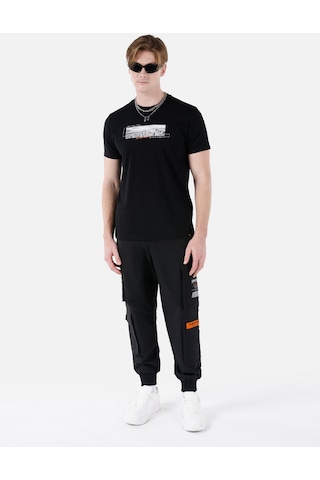 Colin's Colins Siyah Erkek Tshirt K.Kol Cl1067636 Q1.V2 Blk Siyah