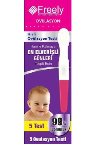 Freely Ovülasyon Testi 5 Adet