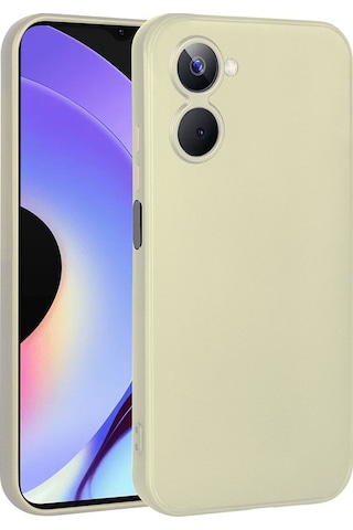 Realme 10 4g Kılıf Zore Premier Silikon Kapak Gold