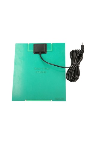 Besthome1 12v 6w Monokristal Güneş Paneli, 500ma Çıkış, 5521 Dc Bağlantı, Ip65 Su Geçirmez, Bahçe Aydınlatması, Elektrik Cihazl