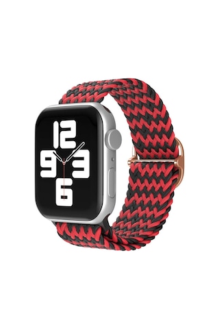 Mey Najmaddin Watch 38mm Star Kordon - Zigzag Kırmızı-siyah Najmaddin