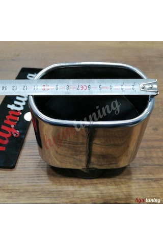 115lik Kare Egzoz Tek Çıkış. 70mm Yükseklik